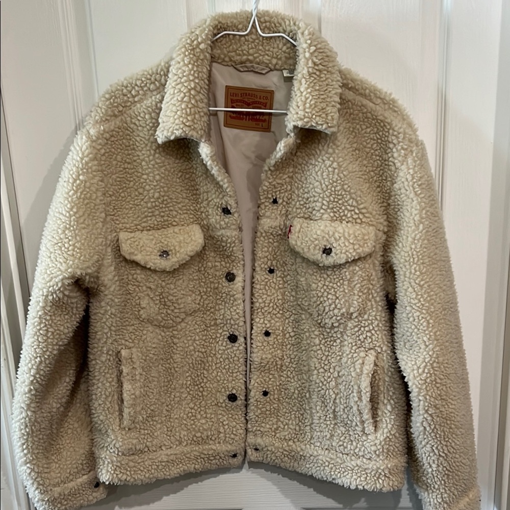 Levi's Sherpa Jacket in Cream